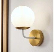 Brilagi - Настенна лампа MALIVA 1xE14/15W/230V златна/бяла