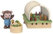 Hape - Интерактивен дървен комплект, Органична оранжерия, 32 части