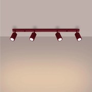 Brilagi - LED спот CRESTO 4xGU10/10W/230V бордо