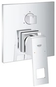 GROHE 24094000 - Смесител EUROCUBE с 3-пътен превключвател, полирано хромово покритие