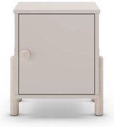 Кремаво детско нощно шкафче от масивен бор Enola – Marckeric