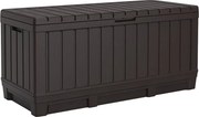 Кафява пластмасова градинска кутия за съхранение Kentwood – Keter