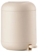 Бежово пластмасово кошче за боклук с педал 4 l Sensu – Zone