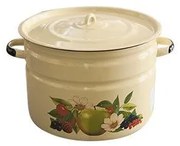 Емайлиран казан с декор 18л (1c31c) Р