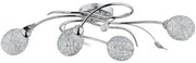 Полилей за повърхностен монтаж ORLEAN 4xE14/10W/230V хром