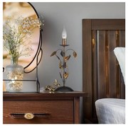 ONLI - Настолна лампа COLLANA 1xE14/6W/230V 40 см бронзов