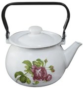Емайлиран чайник 2л/2,5л "РОЗА КАВКАЗА/УТРЕННЯЯ РОЗА" (B2710/2) Н