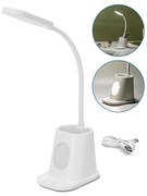 Aigostar - LED регулируема настолна лампа 2,8W/5V 1800mAh 3000/5000K бяла