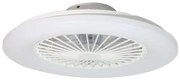 Lucci Air 513200 - LED Димируема лампа с вентилатор OSLO LED/20W/230V бял + д.у.