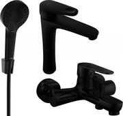 Mexen Kama R05 комплект за вана, черен - 72513R05-70