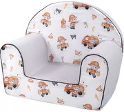 BUBABA Детски фотьойл ПОЖАРНИКАР