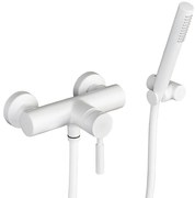 Кран баня LaTorre Tech II с телефон-Бял - Mat