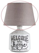 Rabalux - Резервен абажур за настолна лампа PETRA E14 кафяв/бял