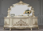 Бюфет с огледало 8281 кафяв