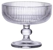 Horecano - Стъклена чаша на столче за десерти 280мл Ø12xh10см-BLOOM-(AT122107)