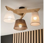 Brilagi - LED  Полилей за повърхностен монтаж ANTHONY 3xE14/40W/230V дъб