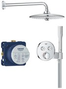 Grohtherm SmartControl Concealed shower system with Euphoria 260