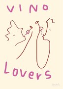 Постер 50x70 cm Vino Lovers – Ruby Hughes – The Poster Club