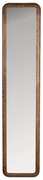 Стенно огледало от масивно дърво 26x120 cm Nyko – White Label