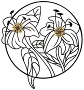 Метална декорация за стена 63x69 cm Simply Flotis - Mauro Ferretti