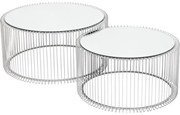 Арт.80898 Помощна маса Wire Silver (2/Set)