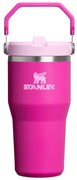 Розов термос от неръждаема стомана 600 ml IceFlow™ Flip Straw 2.0 Tumbler Violet Blossom – Stanley