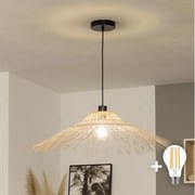 Brilagi - LED пендант CERIA BOHO 1xE27/40W/230V Ø 70 cm бамбук