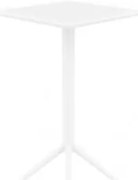 San Valente - Маса Бар Скай 60см сгъваема - бяла