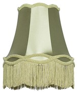 Абажур от плат зелен 30 см - Granny