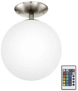 Eglo 75358 - LED RGBW Плафон RONDO-C 1xE27/7,5W/230V Ø 25 см + д.у.