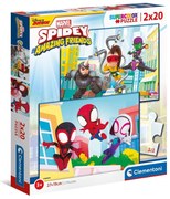 Clementoni - Пъзел Spidey and His Amazing Friends 2х20 части 24794
