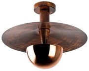 Висящо осветително тяло в меден цвят с метален абажур ø 38 cm Kurt – Opviq lights