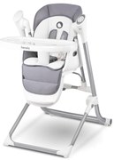 Lionelo - Детски стол за хранене NILES Сив 4xAA