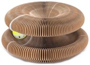 Nobleza - 3в1 дървено котешко драскало, кафяво