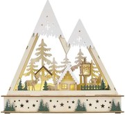 LED Коледна декорация LED/0,6W/2xAA коледен пейзаж