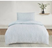 Зелено единично спално бельо от жакард 140x200 cm Florida – My House