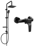 Mexen Sven външен душов комплект с душ пита и душ батерия Caro, черен - 746640262-70