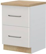 Подов шкаф Modena R-60-2F-White - Gray light