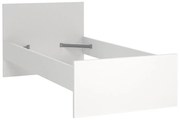 Бяло единично легло 90x190 cm Naia – Tvilum