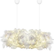 Полилей на кабел SERENE 2xE27/40W/230V бял