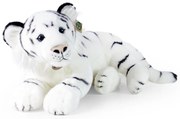 Rappa - Голям плюшен Бял тигър, 60 см., лежащ, серия Еко приятели