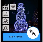 Aigostar-LED Външна коледна декорация LED/3,6W/31/230V 6500K 60cm IP44 снежен човек
