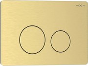 Mexen Tex 06 бутон за промиване неръждаема стомана, златисто четкано - 6106-11