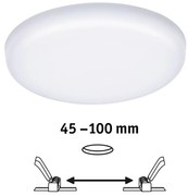 Paulmann 92391 - LED/8,5W IP44 Плафон за вграждане за баня VARIFIT 230V