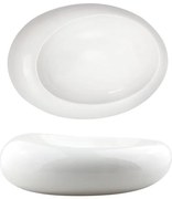 Horecano - Порцеланова чиния за презентация "Облак" бяла 30см- WHITE CLOUD- (F3006-12)