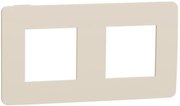 SE Лицева рамка 2х цвят Крем / Крем Unica Studio Color  /до изчерпване/ - NU280444