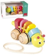 Goula - Дървена играчка за дърпане, Гъсеница