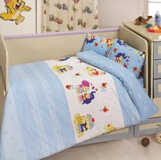 ЛУКСОЗНО БЕБЕШКО СПАЛНО БЕЛЬО ОТ 100% ПАМУК РАНФОРС "ХЕПИ" /BAHAR TEXTILE/