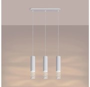 Sollux SL.1688 - Пендел LAMI 3xGU10/10W/230V бял