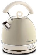 Електрическа кана/чайник Ariete VINTAGE 2877/03, 2000W, 1.7 л, Стоманен корпус, Студена повърхност, 360 основа, Бежов